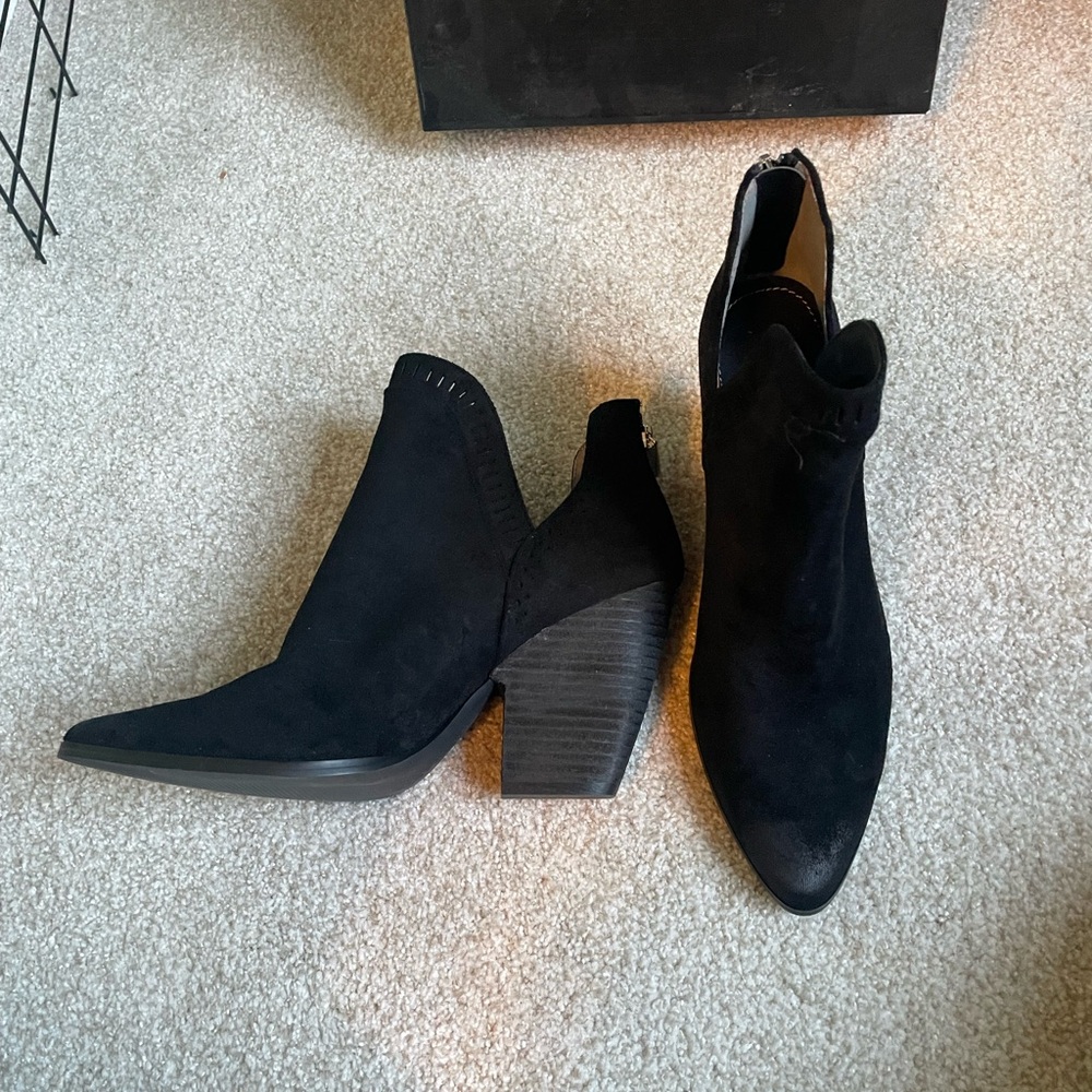 Black Suede Ankle Boots